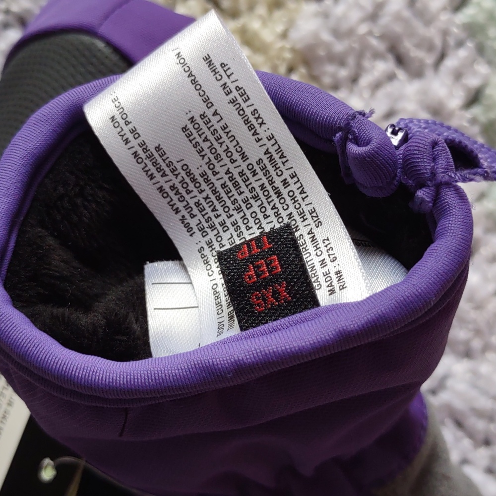 Head XXS Jr. Ski Mitten Purple Dupont Sorona - Picture 13 of 13